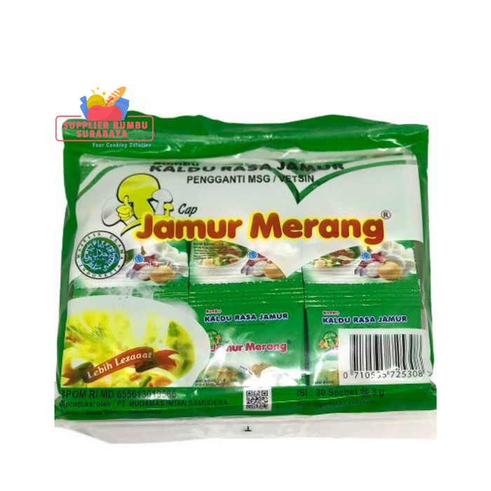 

NEW Kaldu Jamur Alami Sachet Cap Jamur Merang isi 30 Renceng - Original Jamur