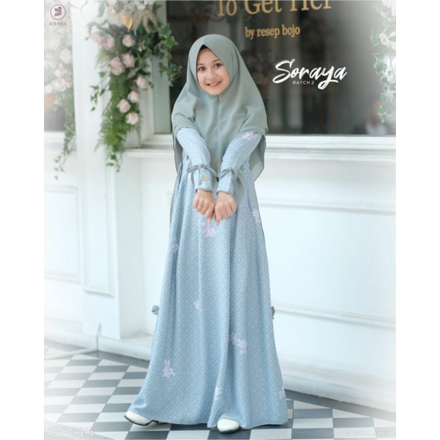 SORAYA DRESS KIDS ORI DIENNA GAMIS