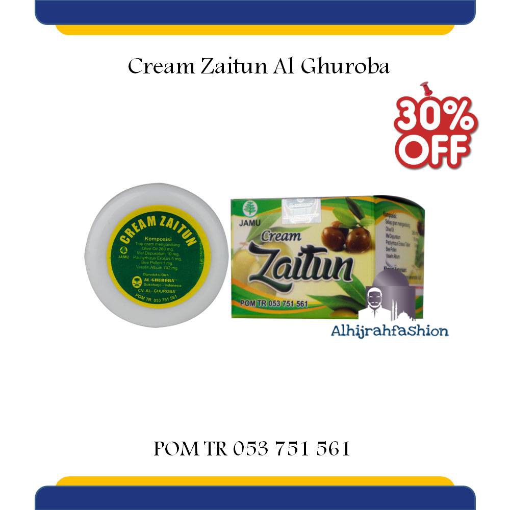 Cream Zaitun Al Ghuroba Cream Minyak Zaitun Krim Wajah Zaitun