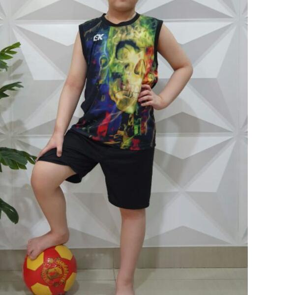 setelan singlet baju olahraga anak singlet badminton singlet voly singlet bola singlet training anak