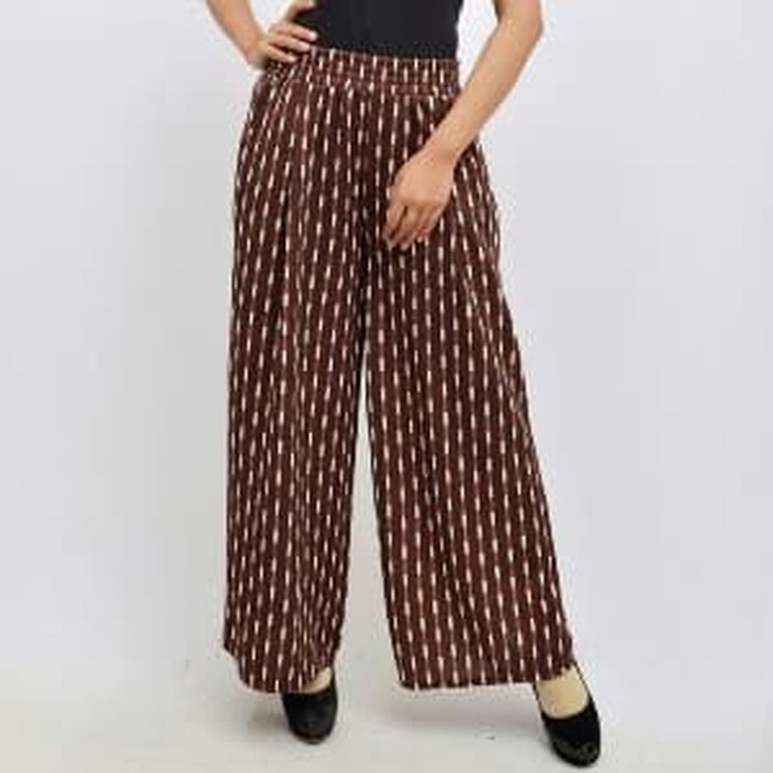 Celana Kulot Wanita Motif/Celana Panjang Wanit bahan Adem***TOP