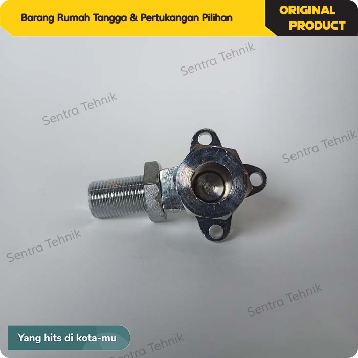 Kran Kaca Boiler Setrika Uap/ Elbow Kaca Tabung Boiler