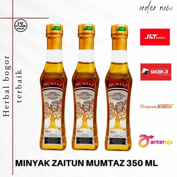 Oil Minyak Zaitun Mumtaz 350Ml-Extra Virgin-Bukan Mizar-Bukan Al Amir-Buka
