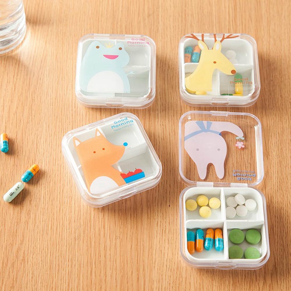 Top Kotak Obat Kosong High Quality Mini Lucu Holder Split Pills Organizer