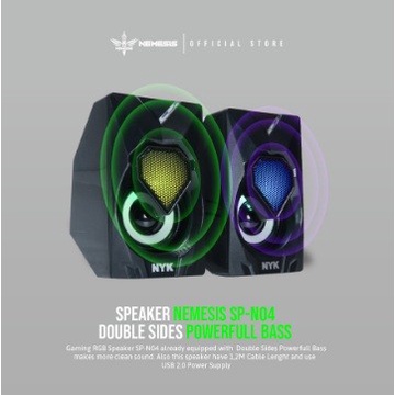 Trend-Speaker Gaming USB Stereo Audio RGB NYK Nemesis SP-N04