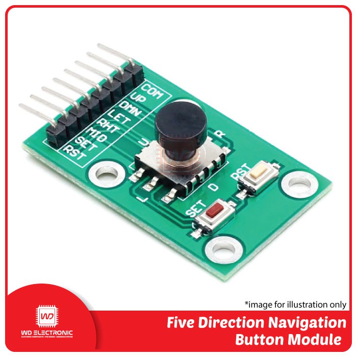 5D Rocker Joystick for Arduino Five Direction Navigation Button module