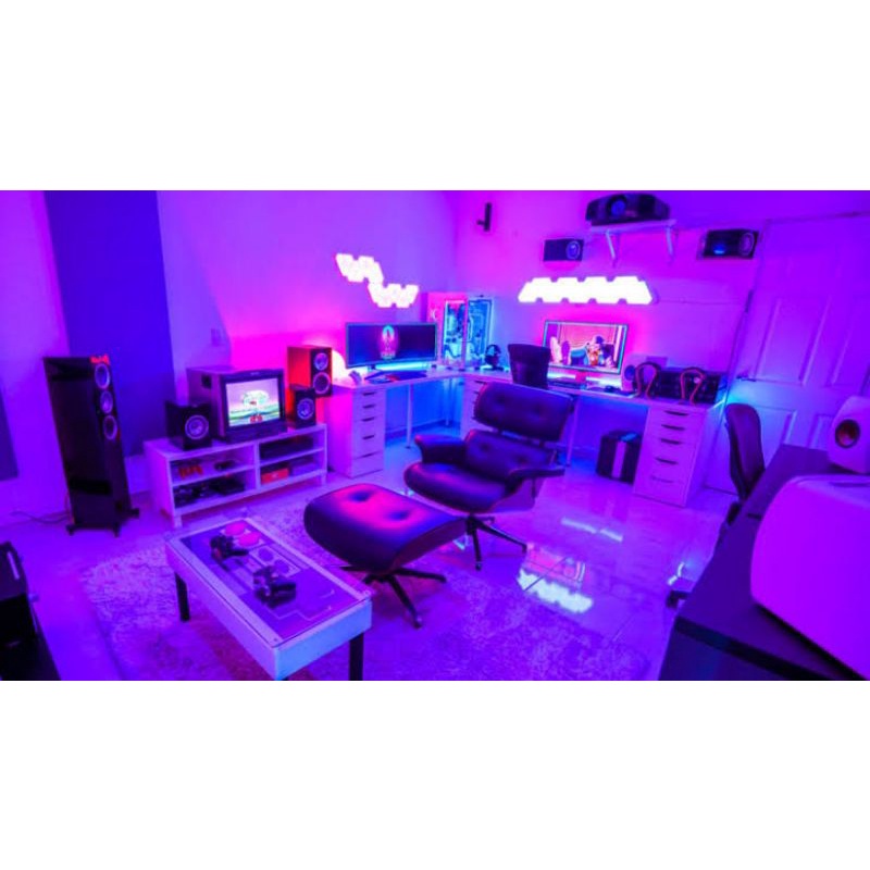 Lampu Led Strip Lampu Hias Ruang Gaming Plafon Outdor Lampu Tempel Dinding Warna Warni