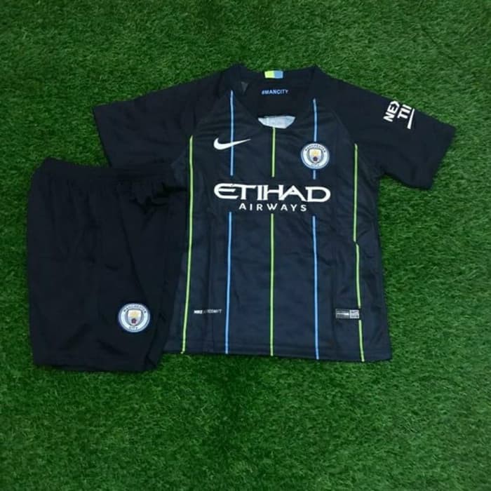 Super Murah JERSEY MANCHESTER CITY AWAY KIDS/ANAK 2018/2019 GRADE ORI
