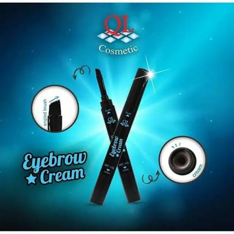 QL Eyebrow Cream 1.5 gr ~ Eyebrow Cream Ql Original 100%