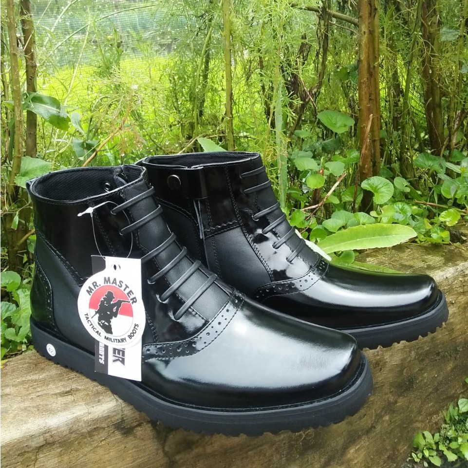 SEPATU PDH KULIT SAPI ASLI MR MASTER SEPATU PDH TNI POLRI SECURITY SATPAM SEPATU PDH PRIA WANITA