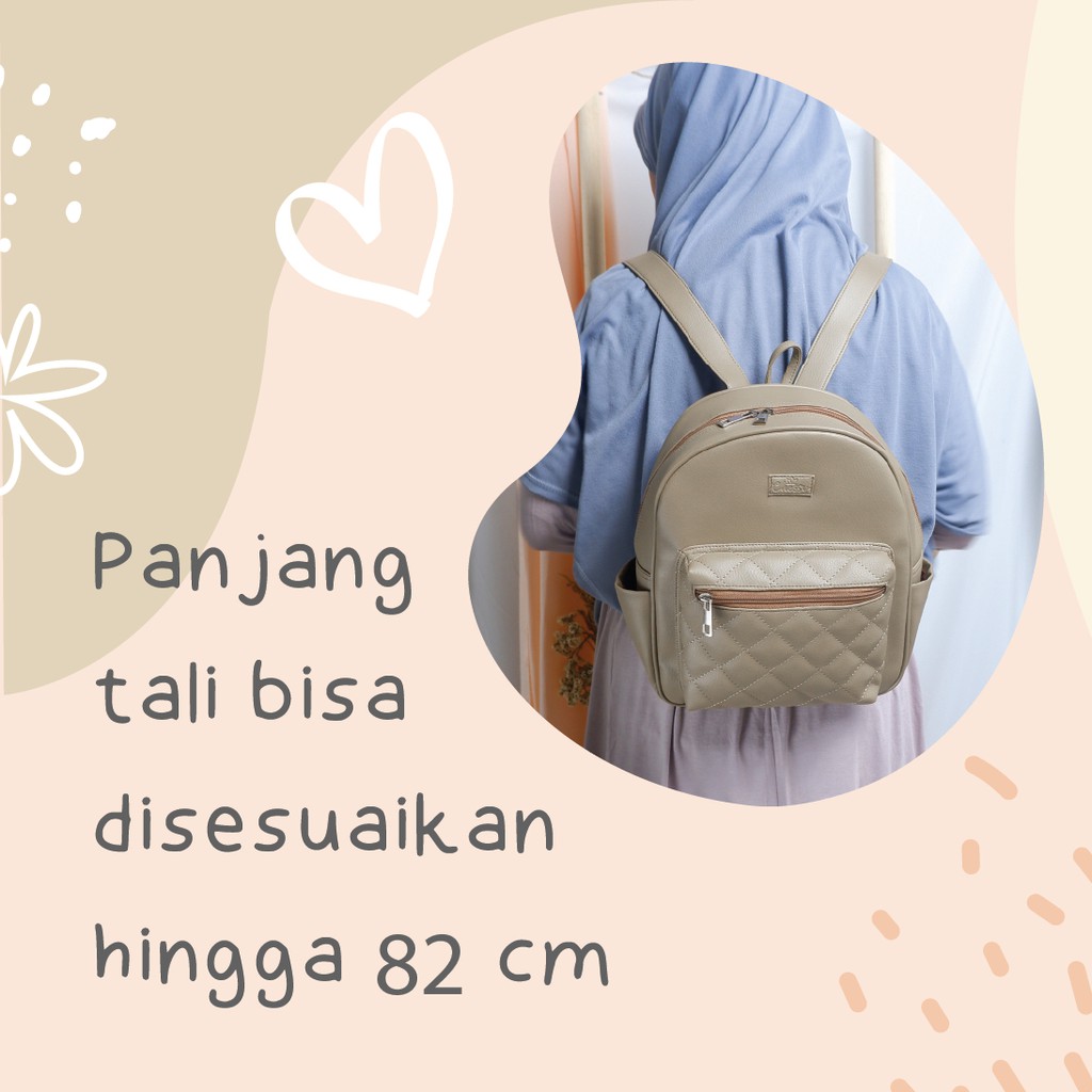 Tas Cantik Safira Ransel Kulit Sintetis by Chessy