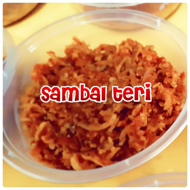 

Sambal teri pedas home made