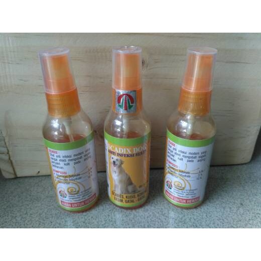 Scadix Dog Spray 60ml Obat Kutu Scabies Kudis Eksim Anjing Semprot