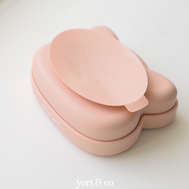 Yori &amp; Co Suction Plate with Lid and Band Piring Kotak Makan Bayi Anak - yoriandco Silikon Silicone