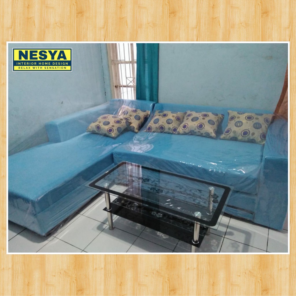 SOFA HARMONY JUMBO L BED SLIDING SELONJOR + MEJA by NESYA INTERIOR