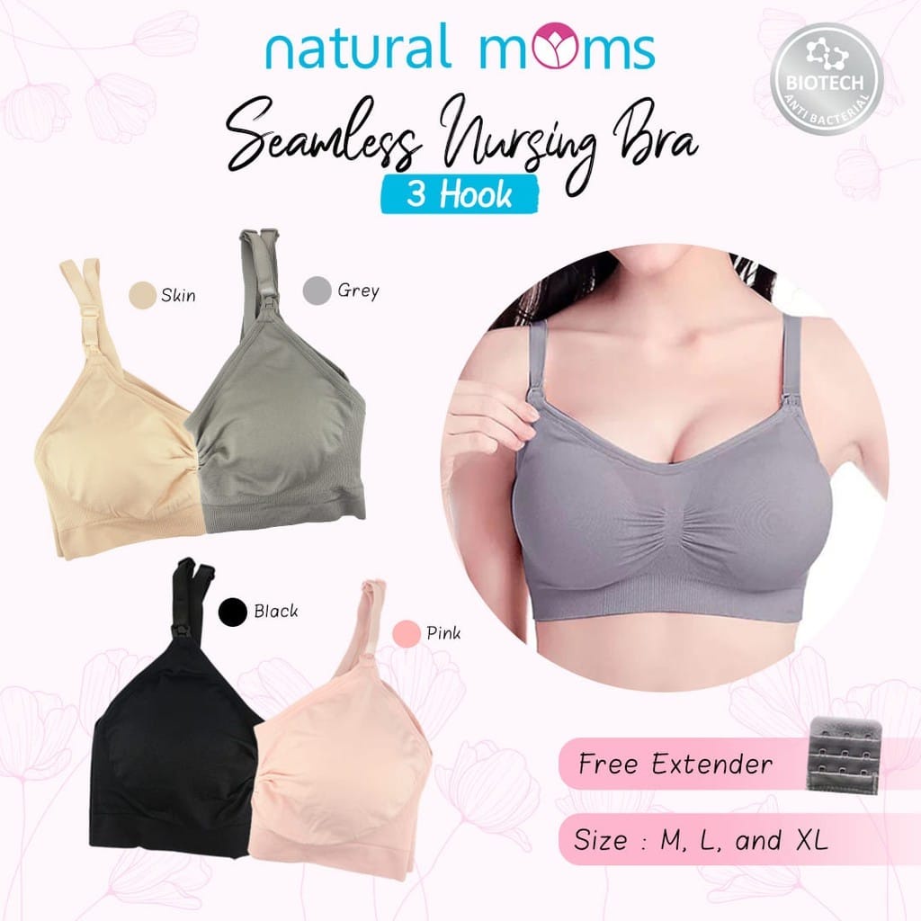 Nursing Bra Natural Moms - Bra New Item - Bra Menyusui NM-SNB