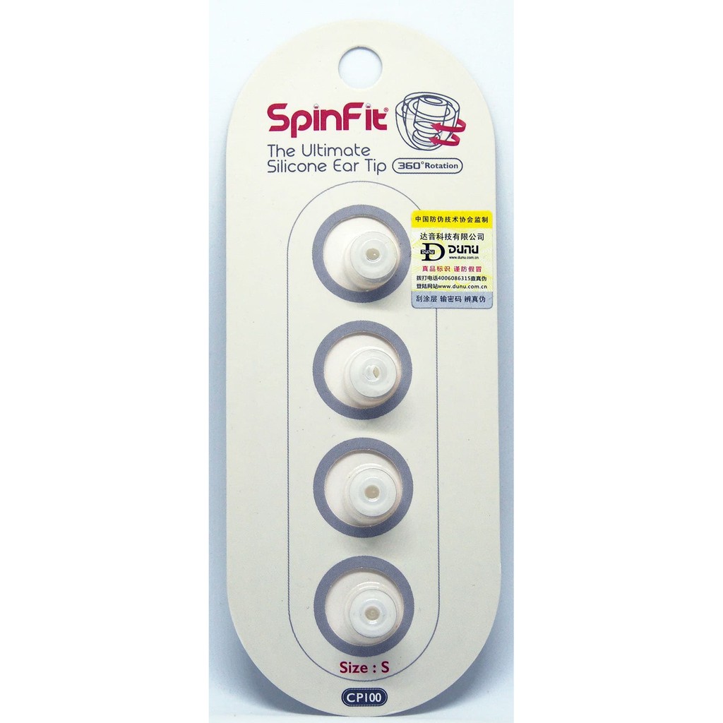SPINFIT - CP100 - Silicone Eartips - ORIGINAL
