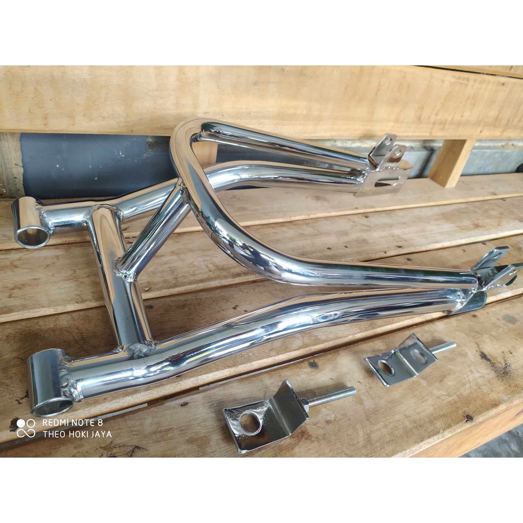 Swingarm Swing Arm Rx King Lengan Ayun Rx King Model Banana Chrome