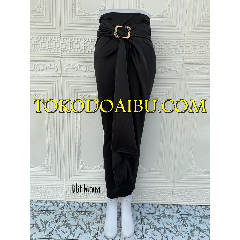 Jual rok lilit polos velvet / rok lilit batik kain lilit murah / lilit