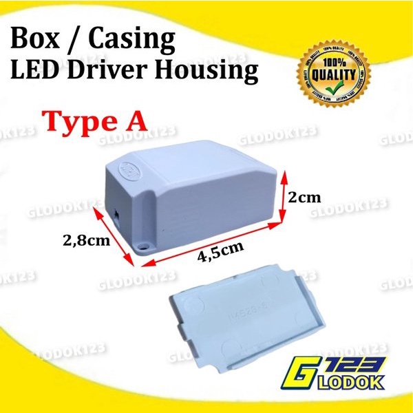 Kotak Box Casing Plastik Housing LED Driver Power Supply Panel Light