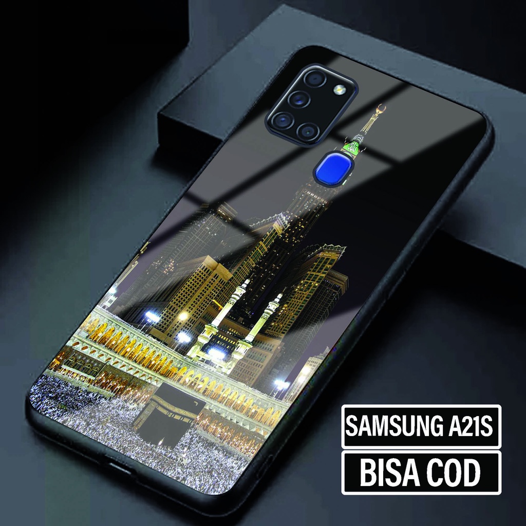 Hardcase Glossy Samsung A21S [ Quotes Islamic 1 ] - Softcase Glossy Samsung A21S - Softcase Dove Sam