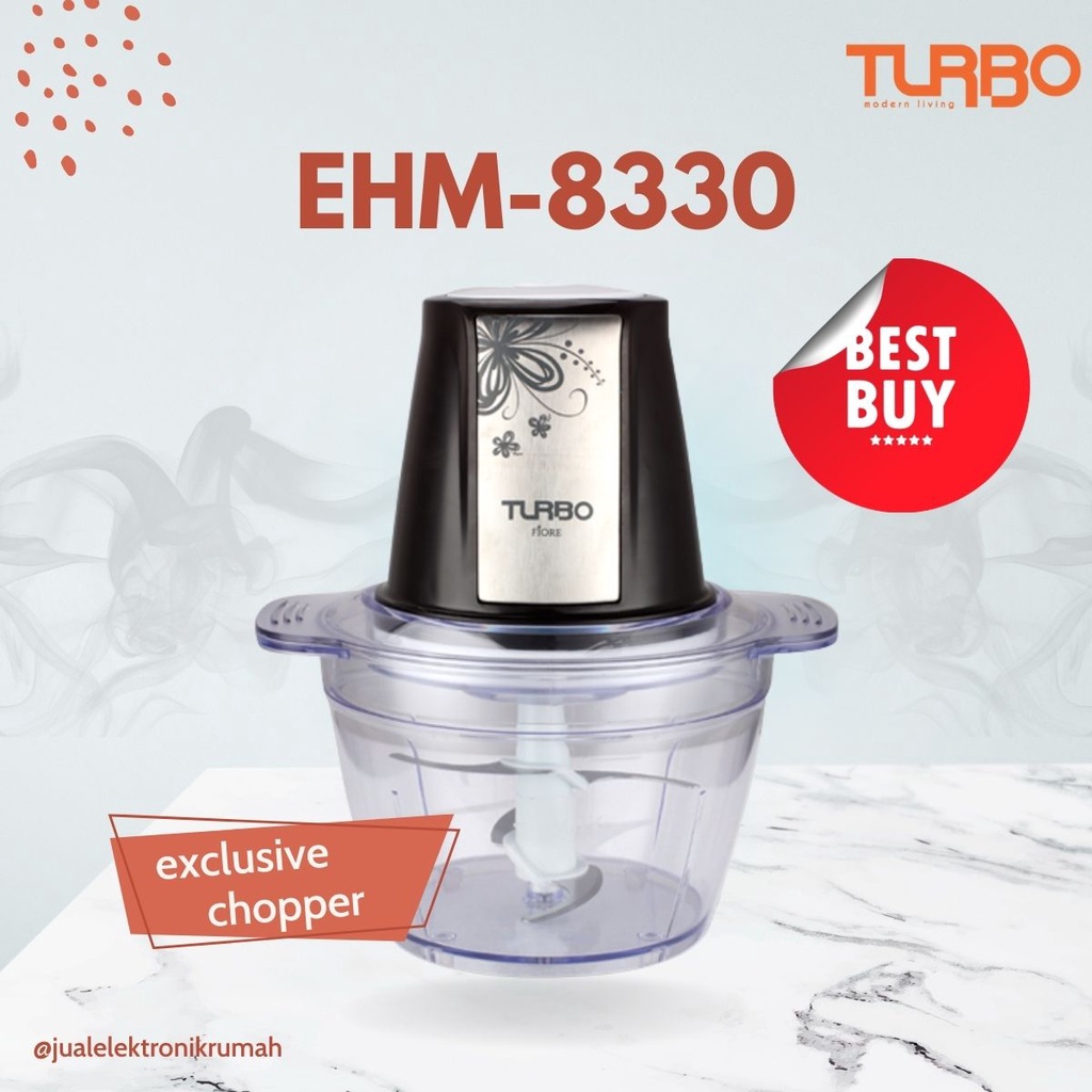 Turbo NEW Chopper Blender / Pencacah dan Penggiling Daging EHM8330