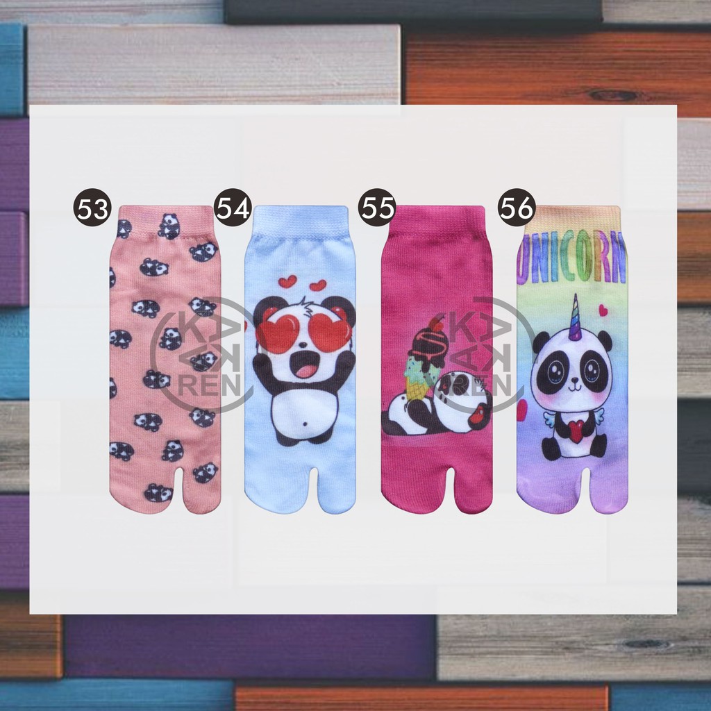 Kaos Kaki Jempol Anak Printing Karakter Unicorn, Hello Kitty, Panda C