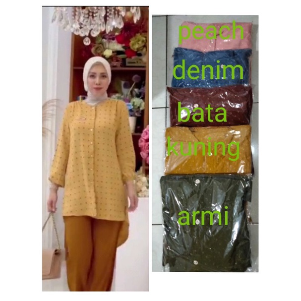 setelan crinkle urugiri diamond promo murah