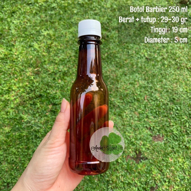 Botol Barbier 250 ml botol madu botol lucu tebal botol unik