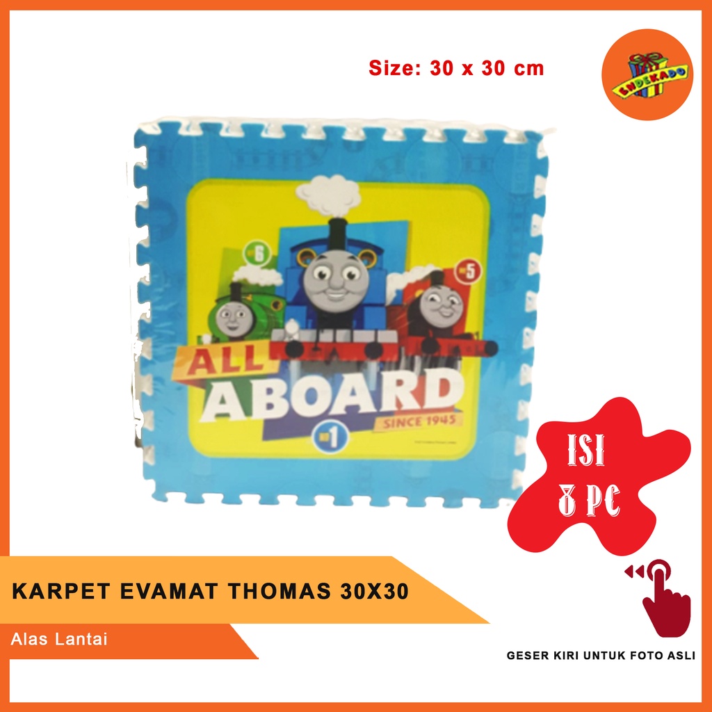 MAKASSAR EVAMAT KARPET THOMAS 30X30cm -Alas Lantai Matras Karet