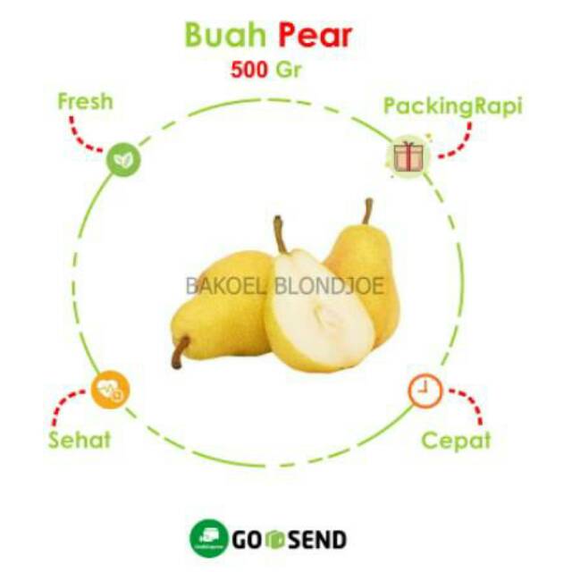 

BUAH PIR 1000GRAM / PEAR / FRESH FRUIT / FRUIT / BUAH BUAHAN SEGAR BERKUALITAS