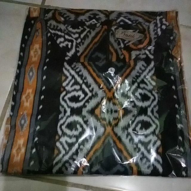 Batik Tunik Shibori Jumputan Terbaru Size M-xl/ Hrb026 Yelbor Navbor / Biru Putih / Original Bel