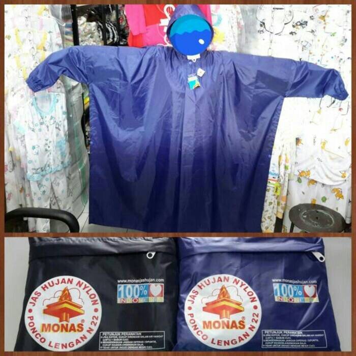 Jas Hujan Poncho Lengan N22 Monas