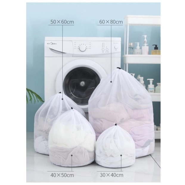 Laundry Net Serut Washing Bag Kantong Jaring Pakaian Bra Mesin Cuci