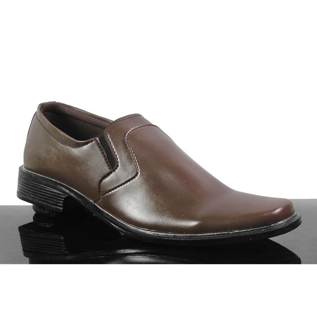SM88 - Sepatu Pantofel Pria Crocodile Texas Coklat Selop Formal Kerja Sapatu Slop Keren Laki
