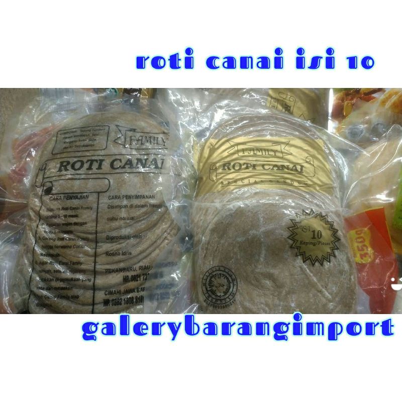 

ROTI CANAI ISI 10
