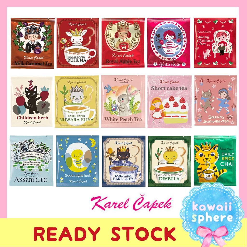 

Teh Karel Capek Tea Bag | per 1 Sachet | Ready Stock | Beli langsung di Karel Tea Library, Tokyo