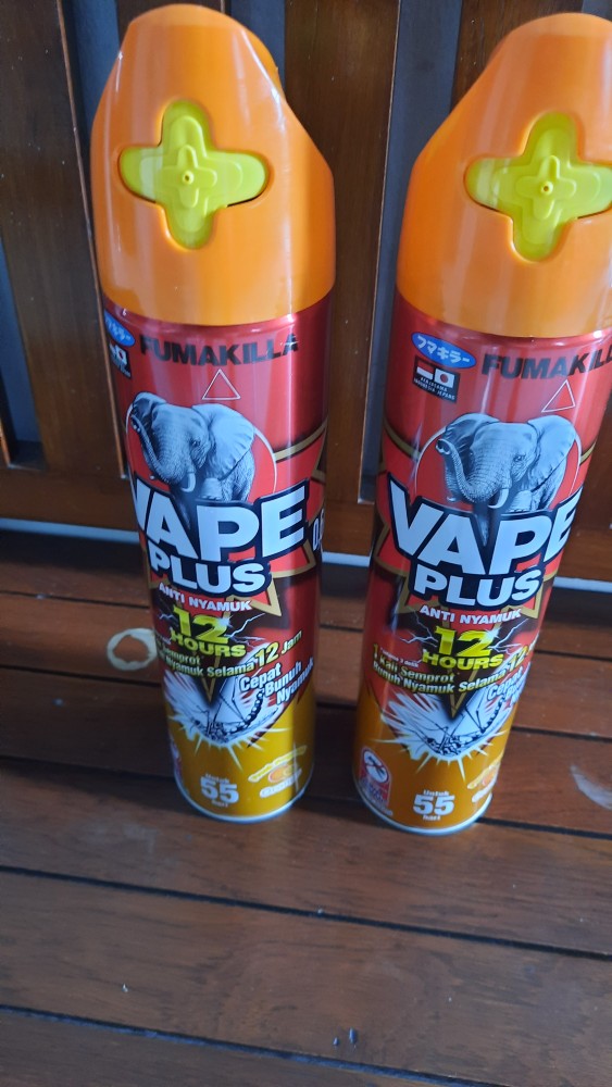 Vape Plus Obat Nyamuk Spray Fumakilla Orange/sakura Bloosom 500ml