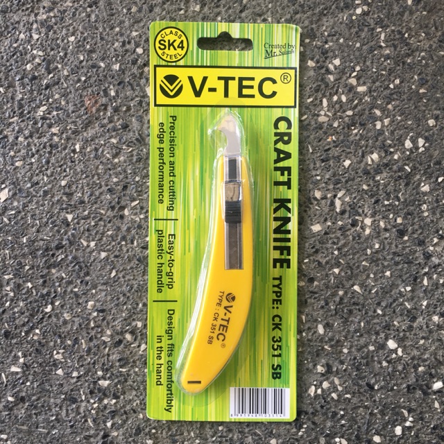 

Craft Knife - Cutter Akrilik V-Tec CK 351 SB / Acrylic Cutter / Pisau Akrilik Vtec