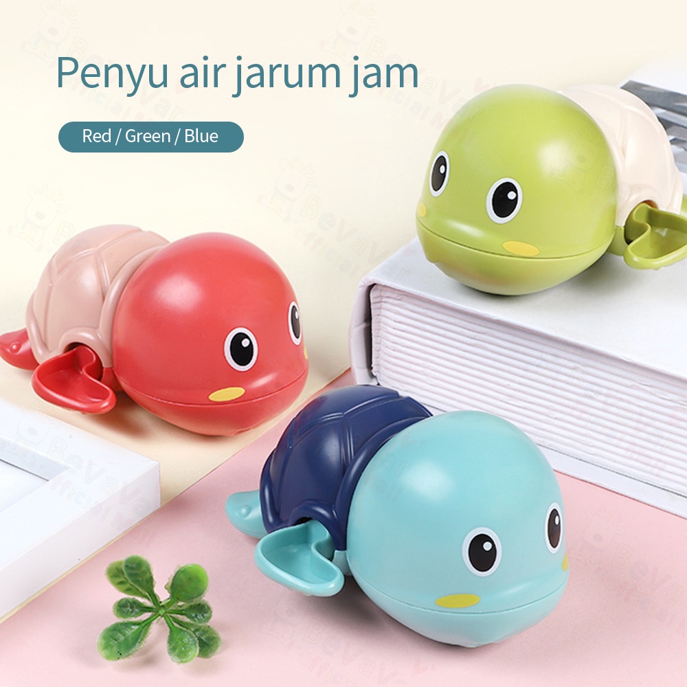 BEVAVAR Mainan Mandi Anak Bayi Bentuk Penyu Baby Bath Toys