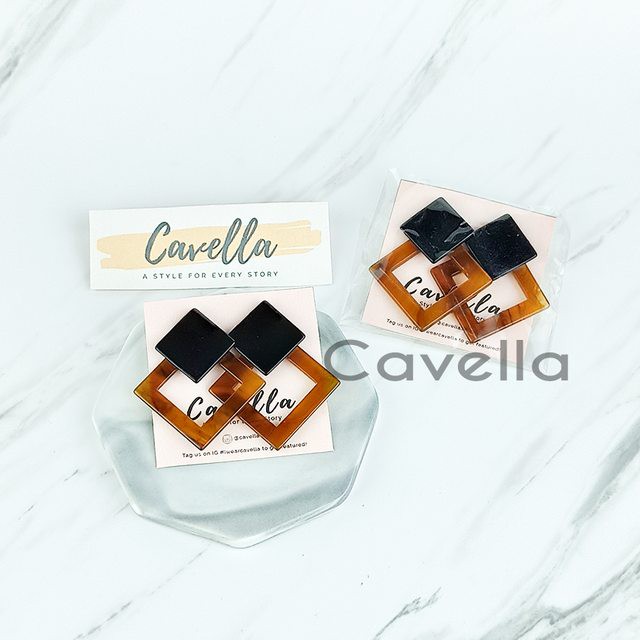 Premium Earring Anting by Cavella - Model : Jasper - ER002