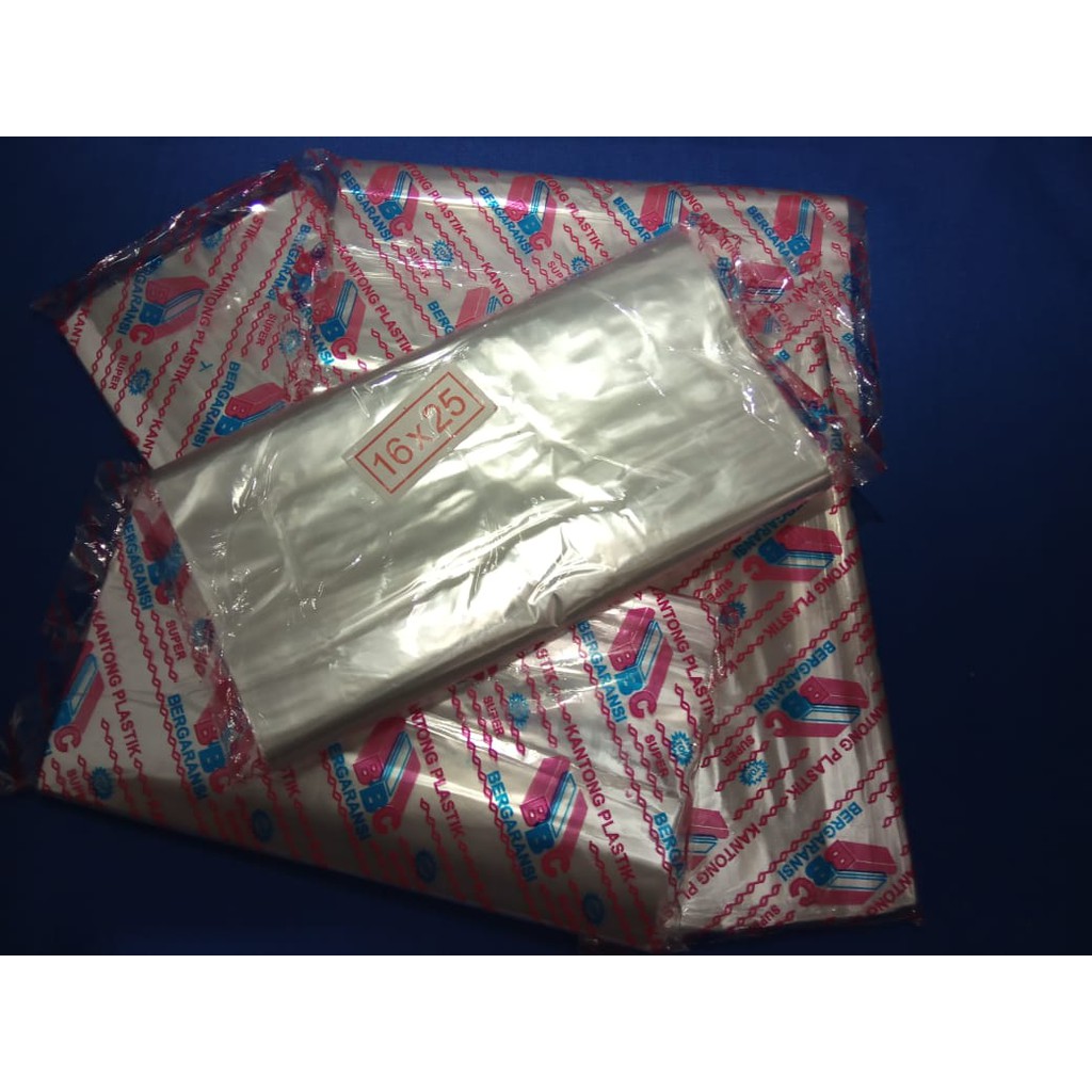 PALING MURAH!!! Plastik PP Bbc 16 X 25 (1kg 1ons) isi 5 pcs