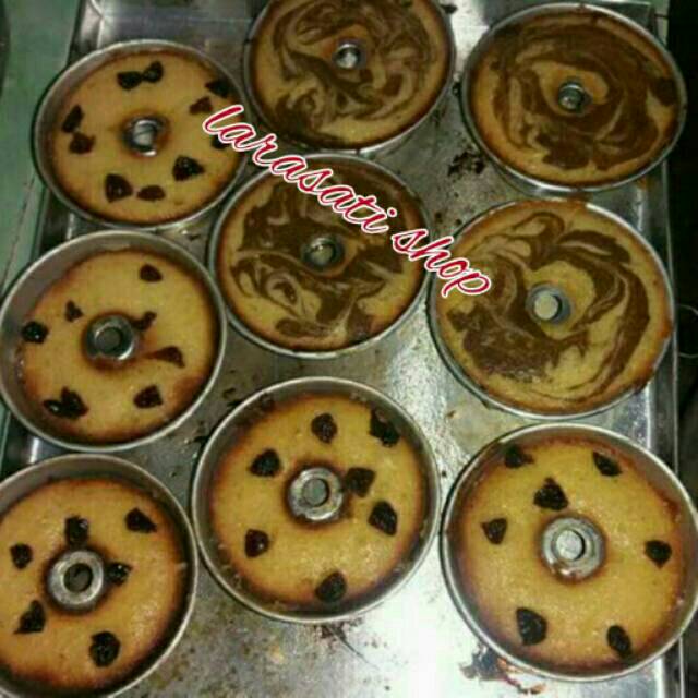 Paket Cetakan Bolu Cake Mini Tulban Ukuran 8 10 12 Cm 3 Lusin Shopee Indonesia