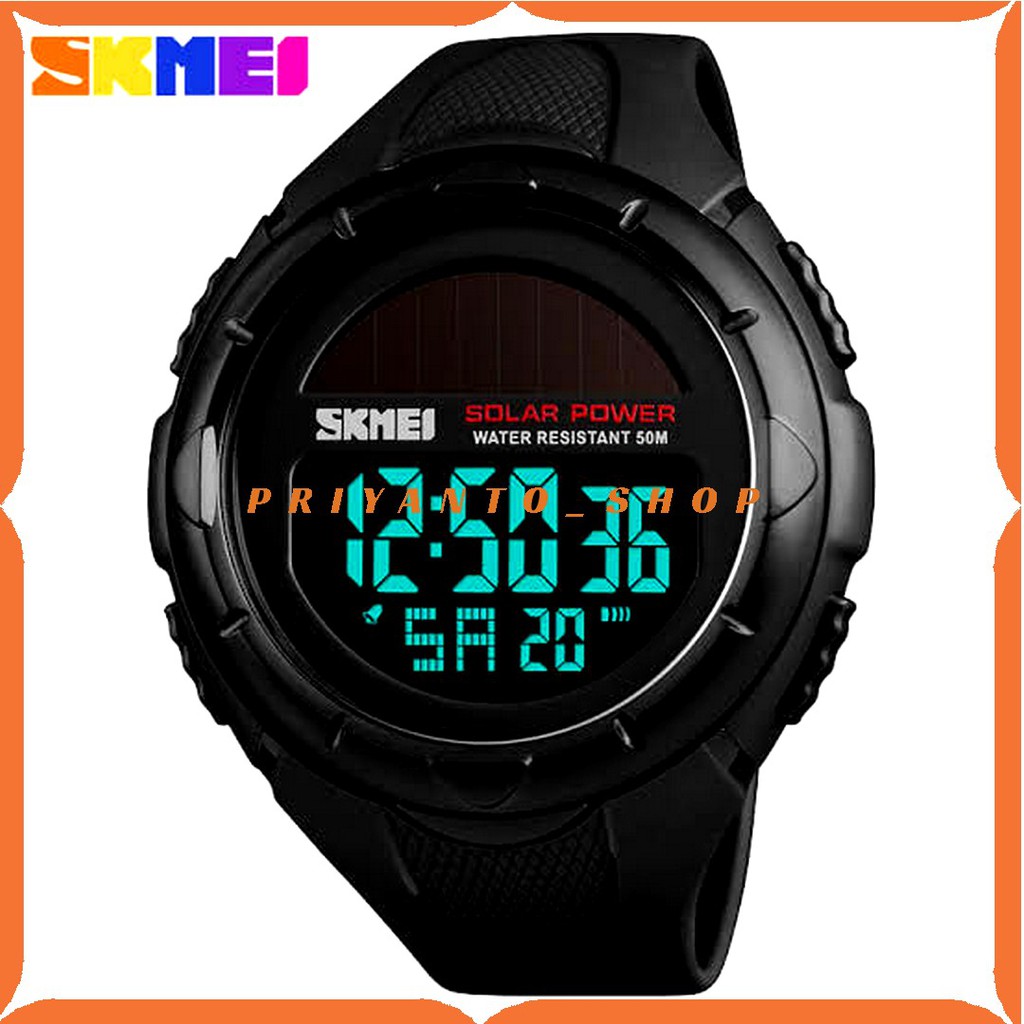 STRAP TALI JAM TANGAN DG 1405 SKMEI 1405 RUBBER WATCH SKM 1405 HITAM
