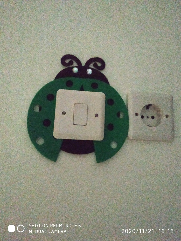 Stiker Saklar Frame Saklar Hiasan Stiker Dinding