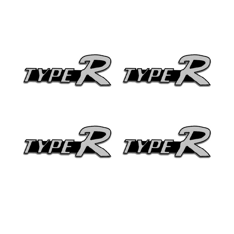 4 / 8pcs Stiker logo Mugen Honda Tipe R Bahan Alloy Untuk Mobil