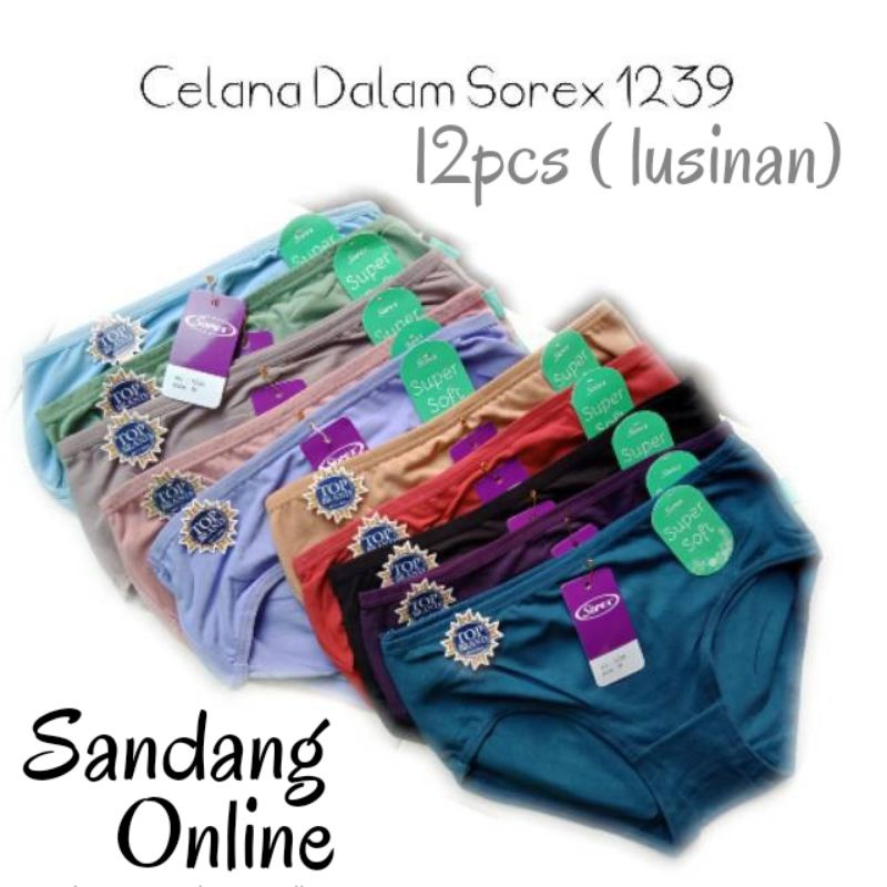 PAKET (LUSINAN) GROSIR CELANA DALAM SOREX 1239 1257