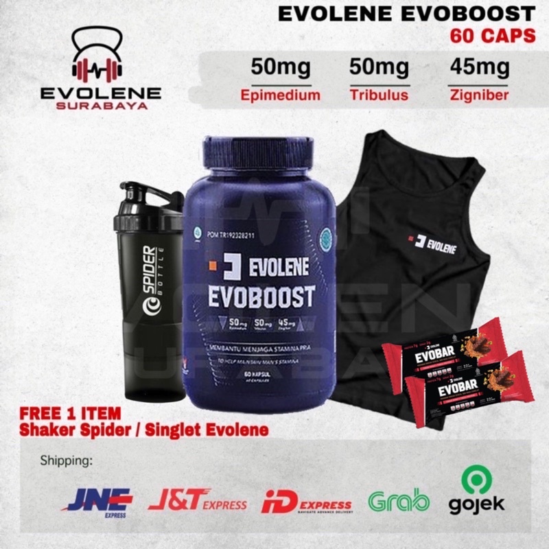 EVOBOOST TESTOSTERONE BOOSTER MEMAKSIMALKAN PEMBENTUKAN OTOT