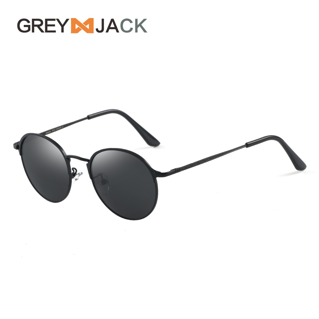 

Grey Jack Kacamata Hitam Retro bulat Wanita Feminin Trend Sunglasses Polarized 1611