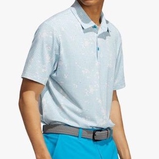 BAJU GOLF PRIA ADIDAS GOLF NIGHT CAMO PRINT MEN'S POLO GOLF ORIGINAL